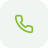 Ícone de telefone representando contato telefônico.