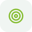 Ícone de alvo representando foco em resultados ou estratégia.